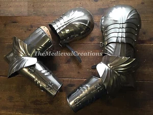 Medieval Steel Hand Armor Nazgul Costume Pauldrons, Halloween Costume - Picture 1 of 2