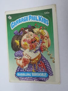 1986 TOPPS GARBAGE PAIL KIDS STICKERS #120A BABBLING BROOKE We ship quickly - Picture 1 of 5