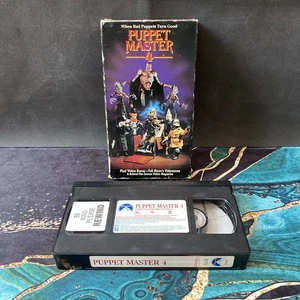 PUPPET MASTER 4 Vintage Horror VHS 1993 - Picture 1 of 1