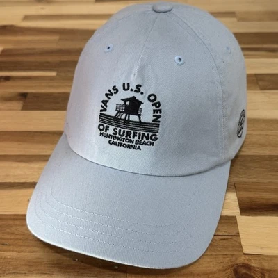 VANS U.S. Open Of Surf Sombrero Azul Ajustable Correa Huntington Beach WSL Foto 1 de 4