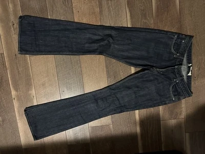 Подлинный винтажный Y2K бумаги джинсовой ткани джинсы женщин 27 сделано в США заниженной - Изображение 1 из 3