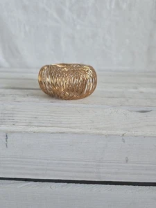 Markenlos Metall Goldfarben Slinky Armband - Bild 1 von 4