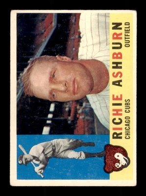 1960 Topps # 305 Richie Ashburn VG-VGEX - Image 1 of 2