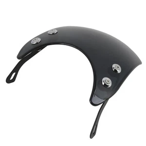 Universal Retro Motorcycle Windshield Headlight Wind Deflector 5 to 7 Inch Bike - Picture 1 of 12