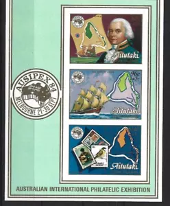 Aitutaki,1984,Sailing,Imperf,MNH,Mi,Sc-not listed - Picture 1 of 1
