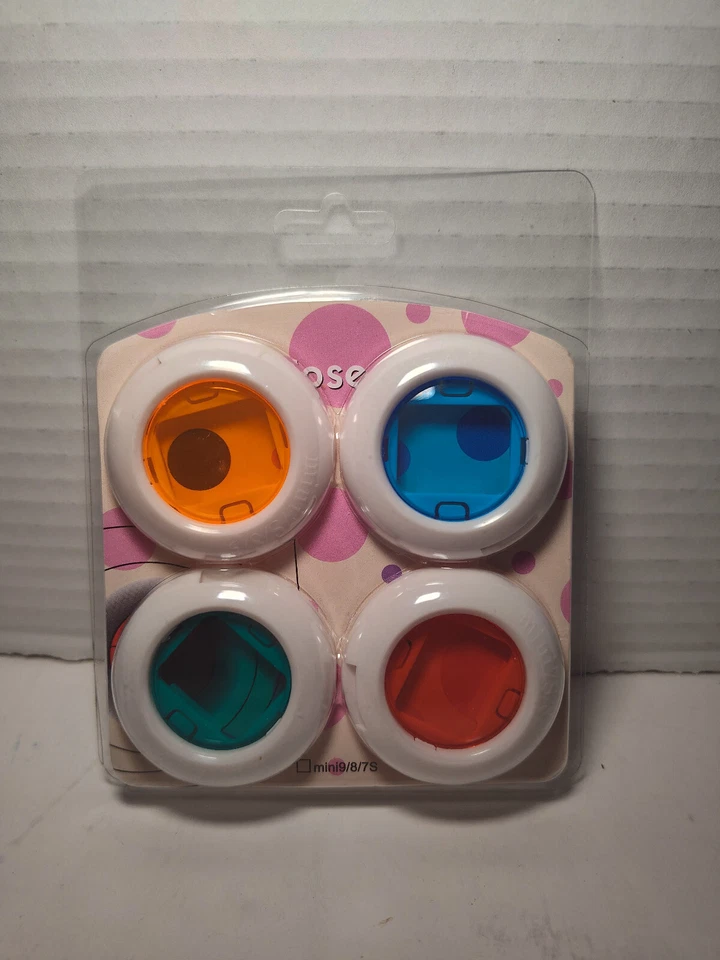 4 Pack Colored Close-Up Lens Filters For Fujifilm Instax Mini Camera 7S 8 8+ 9 - Image 1 of 2