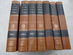 Great Ideas Today BRITANNICA GREAT BOOKS 7 Volumes 1963-1969 excellent cond. - Picture 1 of 8