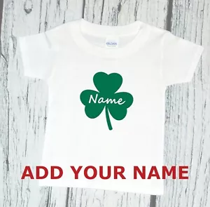 Kids Custom Shamrock Shirt - St. Patrick’s Day Tee - Personalized Irish Shirt - Picture 1 of 7
