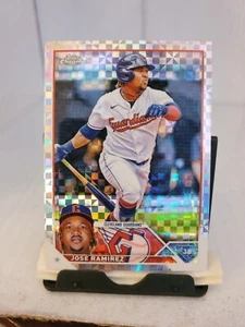 2023 Topps Chrome Jose Ramirez X-Fractor #38 Baseball Cleveland Guardians - Picture 1 of 2
