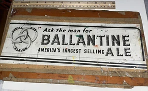 Vintage Advertising Presentation Sample Mockup for Ballantine Ale Beer Ad - Picture 1 of 4