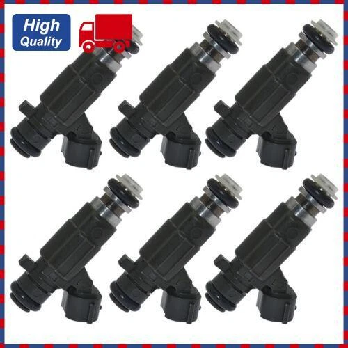 Inyector de combustible 6 piezas FBJC100 para Nissan Pathfinder 350Z Subaru Sentra Infiniti G20 Foto 1 de 4