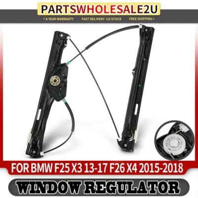 Front Right Power Window Regulator for BMW X3 F25 2013-2017 X4 F26 2015-2018 SUV - Image 1 of 4