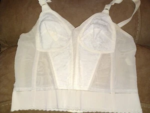 Sujetador Viviente Playtex Vintage Elastizado Siempre Transparente Elástico Talla 34A Corsé Blanco - Imagen 1 de 7