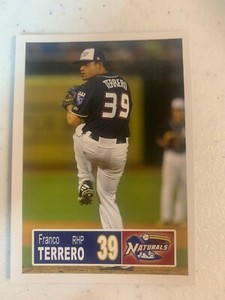Franco Terrero Card 2018 Northwest  Arkansas Naturals Team Card