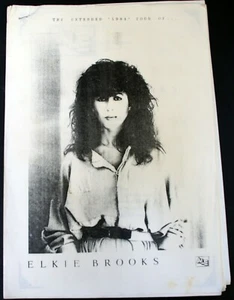 Elkie Brooks Itinerary Original Vintage Extended UK Tour November-December 1984 - Picture 1 of 12