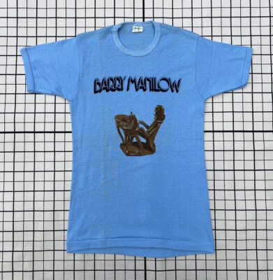 Camiseta vintage años 70 BARRY MANILOW TRYIN TO GET THE FEELING AGAIN soft rock Foto 1 de 4