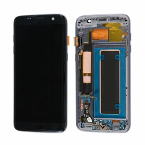 For Samsung Galaxy S7 Edge G935F LCD Display Touch Screen Assembly w/Black Frame - Picture 1 of 6