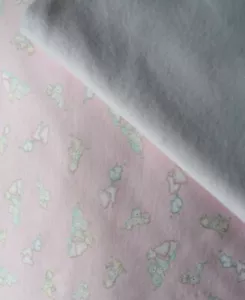 ROSA KINDERZIMMER TIERMOTIV FLEECE-RÜCKEN POLYESTER STOFF 2 YARDS SCHWER - Bild 1 von 6
