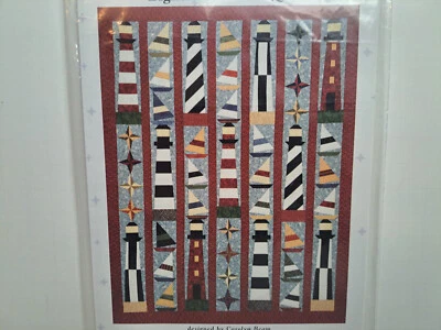 Colorado Quilt Designs Quilts Pattern - Lighthouse Row Quilt #CQD2009 - Uncut - Image 1 of 4