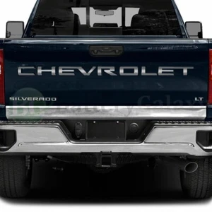 2025 Chrome Tailgate Letters for CHEVROLET Silverado ABS Plastic 3D Inserts - Bild 1 von 4