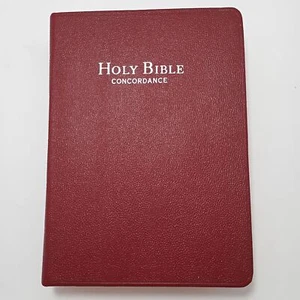 Holy Bible Revised Standard Version Concordance 1962 Red Faux Leather Binding - Picture 1 of 9