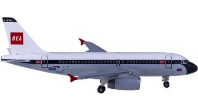 1:500 Herpa BEA BRITISH AIRWAYS AIRBUS A319 Passenger Airplane Diecast Model - Image 1 of 4