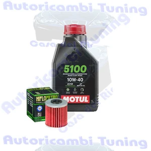 Set Service Öl Motul 5100 10W40 Für Betamotor� Motorcycle 300 Evo � 2019>2020 - Photo 1/6
