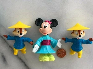 Walt Disney World  Epcot PVC Figures Japan Minnie Mouse Chip & Dale  - Picture 1 of 1