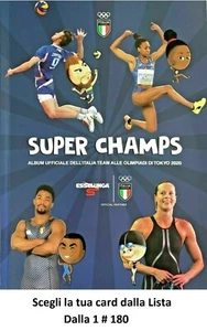 FIGURINE ESSELUNGA SUPER CHAMPS OLIMPIADI TOKYO 2020 da 1/180 Scegli le Cards - Foto 1 di 179