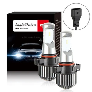 Xenon White PS24W H16 5202 LED DRL Headlight Bulbs Fog Light 6000K - Picture 1 of 6