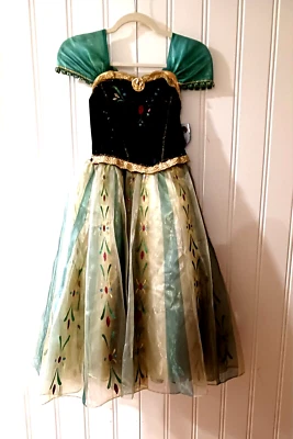 Disney Frozen Anna Dress Gown Ball Costume Size 7/8 NWT - Image 1 of 4