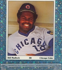 ⚾️ 1975 SSPC BILL MADLOCK Giant PUZZLE BACK Chicago Cubs Very Rare 🔥All-Stars