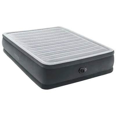 Intex Luftbett Comfort mit Pumpe 230V selbstaufblasend Luftmatratze Gästebett - Bild 1 von 4