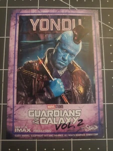 GUARDIANS OF THE GALAXY Vol 2 2017 Yondu AMC IMAX Promo Card Michael Rooker Wow - Bild 1 von 4