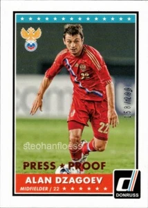 Donruss #48B #48 2015 prueba de prensa bronce Alan Dzagoev SP Rusia 158/299 - Imagen 1 de 1