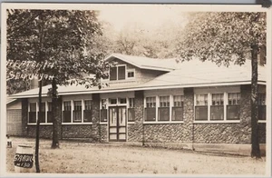 RPPC Postkarte Arkansas AR Mt. Sequoyah Cafeteria um 1924 Grabill Foto - Bild 1 von 2