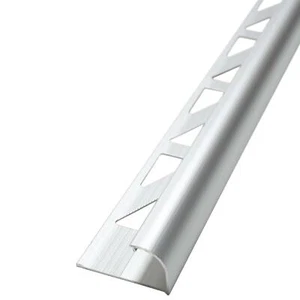 2,5m Fliesenschiene Aluminium eloxiert 10mm Viertelkreisprofil Fliesenprofil - Bild 1 von 7