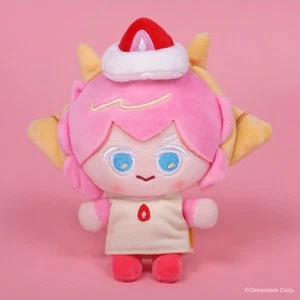 Cookie Run Kingdom Strawberry Crepe Crash Official Plush Doll Keyring - Picture 1 of 5