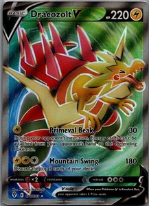 Dracozolt V (arte completo) ultra raro SWSH07: Evolving Skies 178/203 casi nuevo - Imagen 1 de 2
