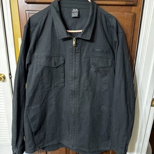 Oakley Jacket Men's XXL Black Military Tactical Field Gear Full Zip Gorp Utility - Picture 1 of 4