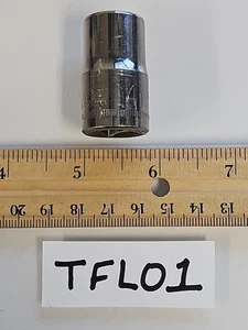 Vintage Craftsman 44235 1/2" Drive 14mm Shallow Socket 12 Point Inverted G USA  - Picture 1 of 8