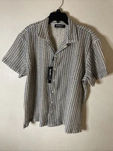 WRJB-23 William Rast Men's New Shorts Sleeve T-Shirt/casual /button opening - Picture 1 of 13