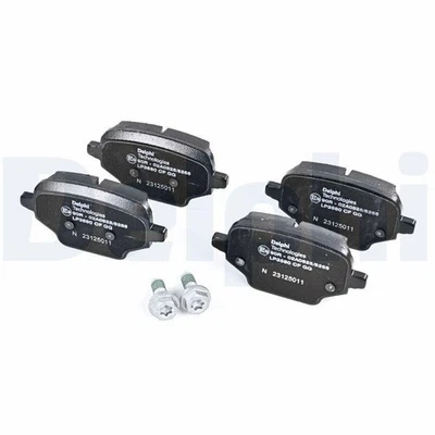 DELPHI Bremsbeläge Bremsbelagsatz Bremsklötze Hinten LP3580 - Bild 1 von 3