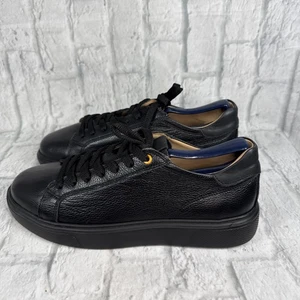 Samuel Hubbard Men's 10.5 "Sunset" Sneaker Black Leather/Black Sole 4428 NEW - Picture 1 of 10