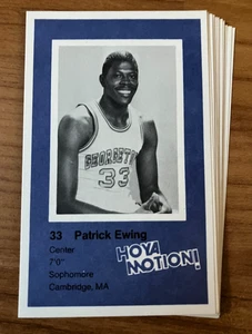 1982-83 Georgetown Hoyas Basketball Team Set (16) Patrick Ewing & John Thompson! - Bild 1 von 1