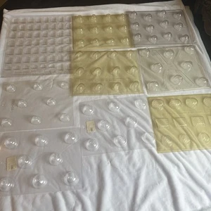 VTG Chocolate Candy Molds - Lot Of 9 - Picture 1 of 10
