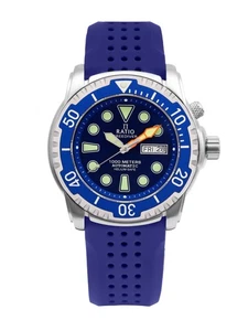Reloj de buceo Ratio FreeDiver automático esfera azul para hombre 1068HA90-34VA-BLU-V02 - Imagen 1 de 5