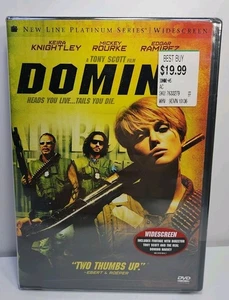 Domino (DVD, 2005) NEW, SEALED, Keira Knightley, Mickey Rourke, Mena Suvari - Imagen 1 de 6
