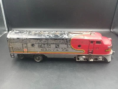 Lionel Trains Postwar 2343 O Gauge Santa Fe F3 "A" Diesel Locomotive Untested - Image 1 of 4