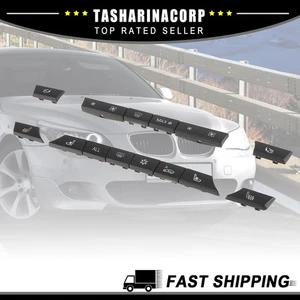 1/lot Air Condition Button Covers Key Caps fit for BMW 530i 2009-2010 12-13 - Foto 1 di 7